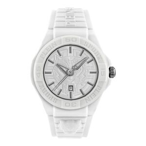 Plein Sport New Fearless Silicone Watch White Mens